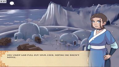 4 Elements Trainer Book 1 Slav Part 1 - Katara the cock lover - 9 image