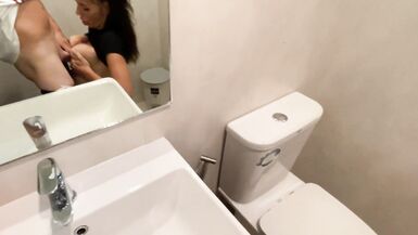 Fucked a Horny Stepmom in the Gym Toilet - 15 image