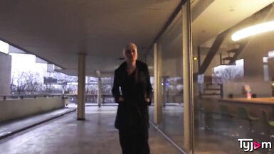 Extremly stunning short blonde Tanya Virago visit Paris for a good hard fuck - 4 image