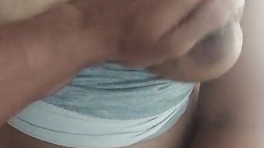 SRI LANKAN BIG TITS SLUT WIFE - 5 image