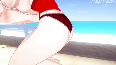 Goku Fucks Milf Bulma Until Creampie during Vacations - Dragon Ball Super Anime Hentai 3d Uncensored - 5 image