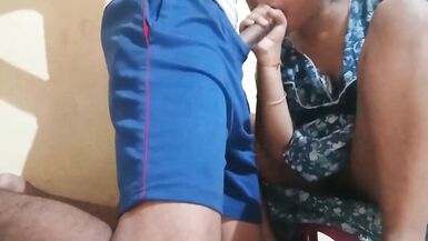 Stepmom fucked her son while studying with big cock with Clear Hindi audio - 10 image