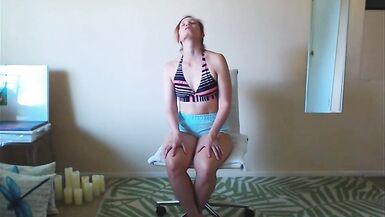 Day 2 beginner yoga neck stretching - 14 image