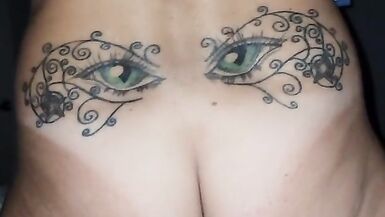 Sexy milf lets me jerk off to her ass bent over and sucks my cock - 8 image
