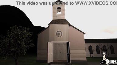 Un gran botín iglesia dama y un caliente cabeza wrestlers llegar pounded por largo rabo - 9 image