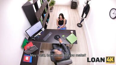 LOAN4K. Woman is rammed by the horny lender hoping for some discount - 3 image
