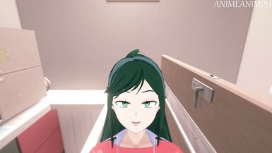 MY HERO ACADEMIA DEKU MOM INKO MIDORIYA HENTAI 3D UNCENSORED - 9 image