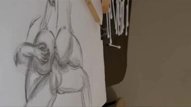 Stepmom wanted me to draw a picture, so I drew her riding my dick bareback. Hope she likes it!