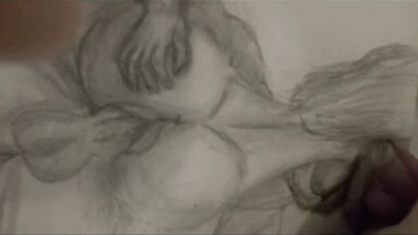 Stepmom wanted me to draw a picture, so I drew her riding my dick bareback. Hope she likes it! - 14 image