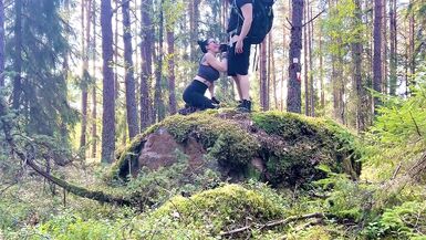 Chloe Playful - My horny weekend in the forest sucking cock Sweden 2022 - 7 image
