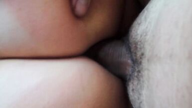 Deep anal creampie on a bar stool - 6 image