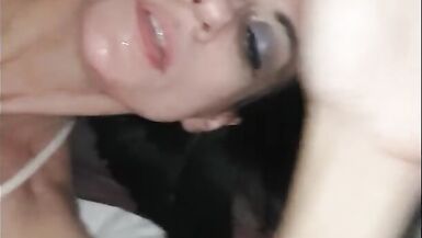 Cleo eats his Ass and Pegs whilst wearing a Strap On and Smoking - 4 image