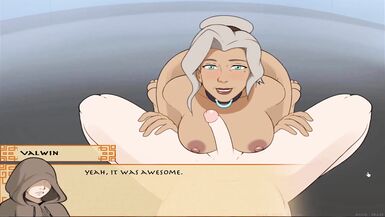 4 Elements Trainer Book 4 Love Part 7 - a Busty lesbian blowjob - 14 image