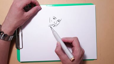 Drawing Technique , Female Figure , process erotic sketching - 2 image