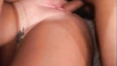 Interracial FMM threesome and double team fucking - 13 image