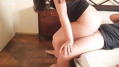 RICH ASS I ATE! My friend rides my cock