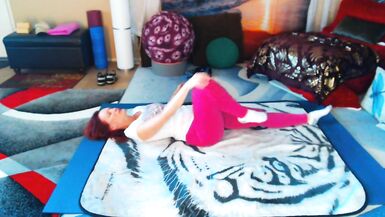 Hip openers, intermediate work. Join my faphouse for more yoga, behind the scenes, nude yoga and spicy stuff - 7 image