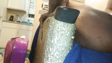 Thot in Texas - Thick Oozing Creampie in ebony Milf First Angles - 6 image