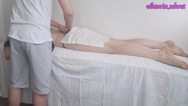 beauty girl got an orgasm in a private massage session - 6 image