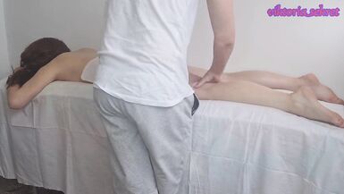 beauty girl got an orgasm in a private massage session - 7 image