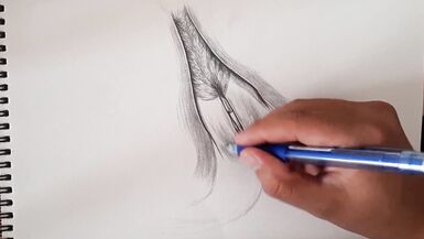 ROUGH PUSSY TREATMENT,A beautiful flower drawing female figure HD Porn, Hardcore, - 10 image