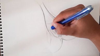 ROUGH PUSSY TREATMENT,A beautiful flower drawing female figure HD Porn, Hardcore, - 3 image