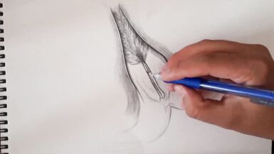 ROUGH PUSSY TREATMENT,A beautiful flower drawing female figure HD Porn, Hardcore, - 8 image