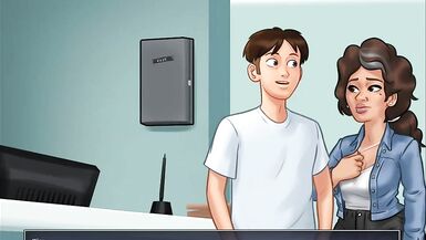 Summertime Saga Cap 79 - The Hospital Receptionist Gives Me A Blowjob - 11 image