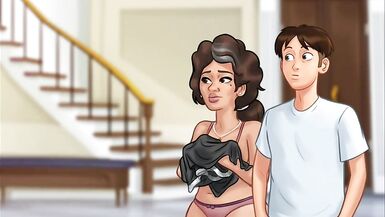 Summertime Saga Cap 79 - The Hospital Receptionist Gives Me A Blowjob - 2 image