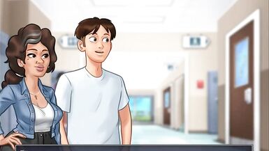Summertime Saga Cap 79 - The Hospital Receptionist Gives Me A Blowjob - 8 image
