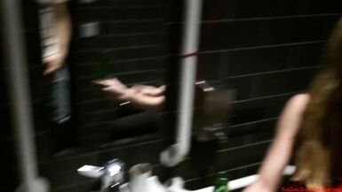 Anal And Blowjob Into Public Restaurant Toilet With A Client - 4 image