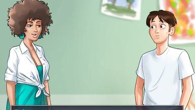 Summertime Saga Cap 78 - Fucking My Girlfriend's Friend While She Watches Us And Masturbates - 2 image