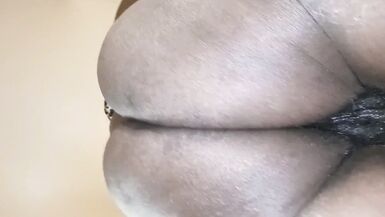 Worship the Hairy Pussy Ebony Milf Amateur Vagina - 14 image