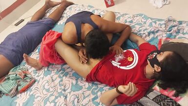 Deshi couple sex bengali threesome - 2 image