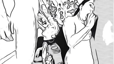 sœurs suçant des bites dans le dessin animé