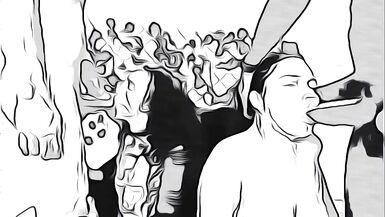 sisters sucking dick in the cartoon - 3 image