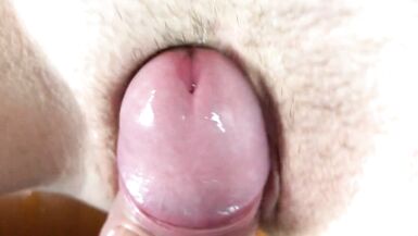 Let's pee and fuck! Cock Rubbing Wet Pussy Close Up. - 14 image