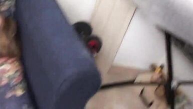 Blonde milf fucks her friend in the moment of vulnerability to penetrate her mature pussy - 4 image