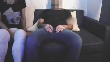 Married Milf catches her friend's son masturbating and helps him. 2/3 - 6 image