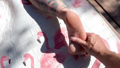 Camping Milf's Juicy Ass & Tasty Feet - 9 image