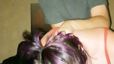 Daddy's girl rides & gets gagged - 15 image