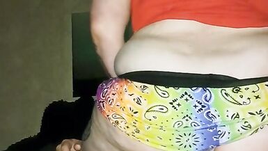 Daddy's girl rides & gets gagged - 3 image