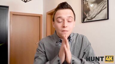 HUNT4K. Man enjoys unplanned sex with his buddys new ginger girlfriend - 3 image