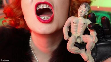 giantess vore fetish video - eating chocolateMAN - 1 image