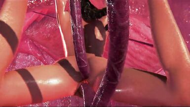 Aerith finds herself fighting a tentacle monster - 15 image