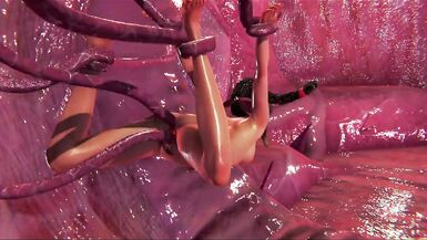 Aerith finds herself fighting a tentacle monster - 7 image
