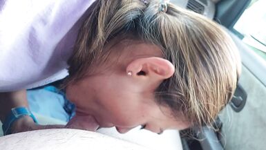 Asian Blowjob Queen Public Car Blowjob - 12 image