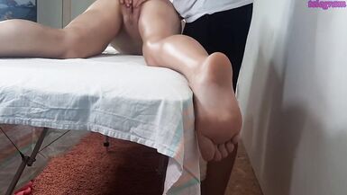 orgasm fisting and creampie in real massage session - 11 image