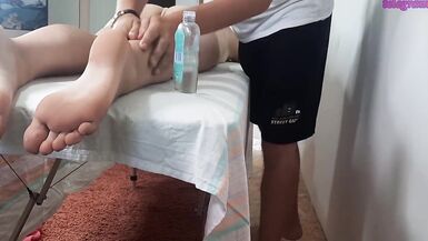 orgasm fisting and creampie in real massage session - 3 image