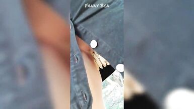 Jugando sola en el parque, Exhibiendome, pinzas, vibrador. Te gusta mirar bajo las faldas...? - 2 image